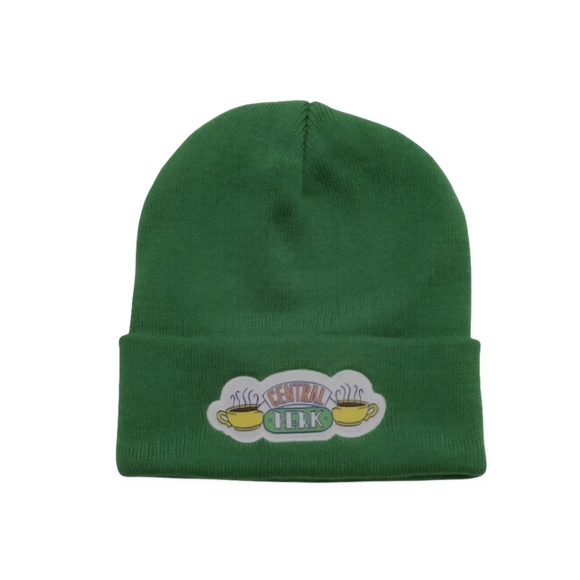 FRIENDS Other - Friends Central Perk Embroidered Green Beanie-NWOT